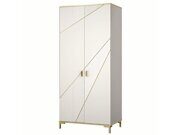 Шкаф 2-х дверный 121 Родос, Кашемир Серый